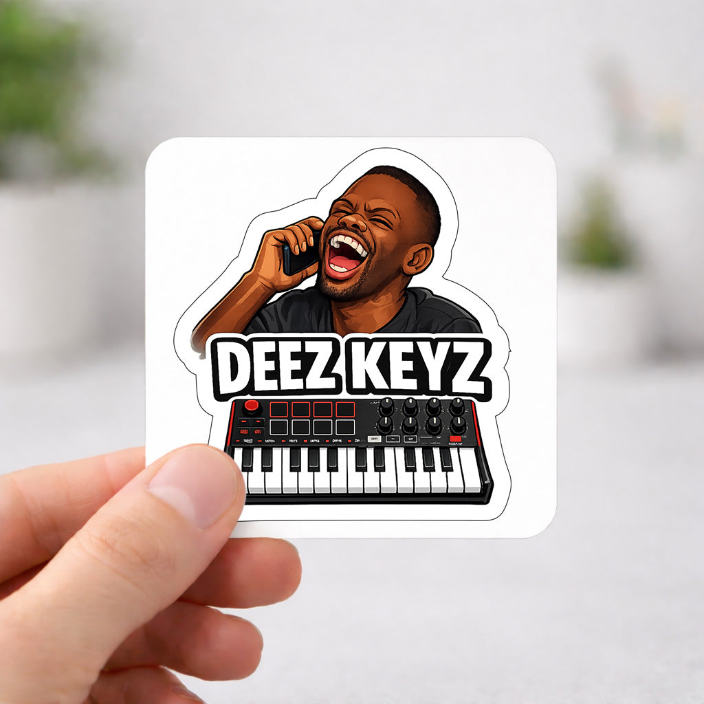 001 - "Deez Keyz" Vinyl Sticker