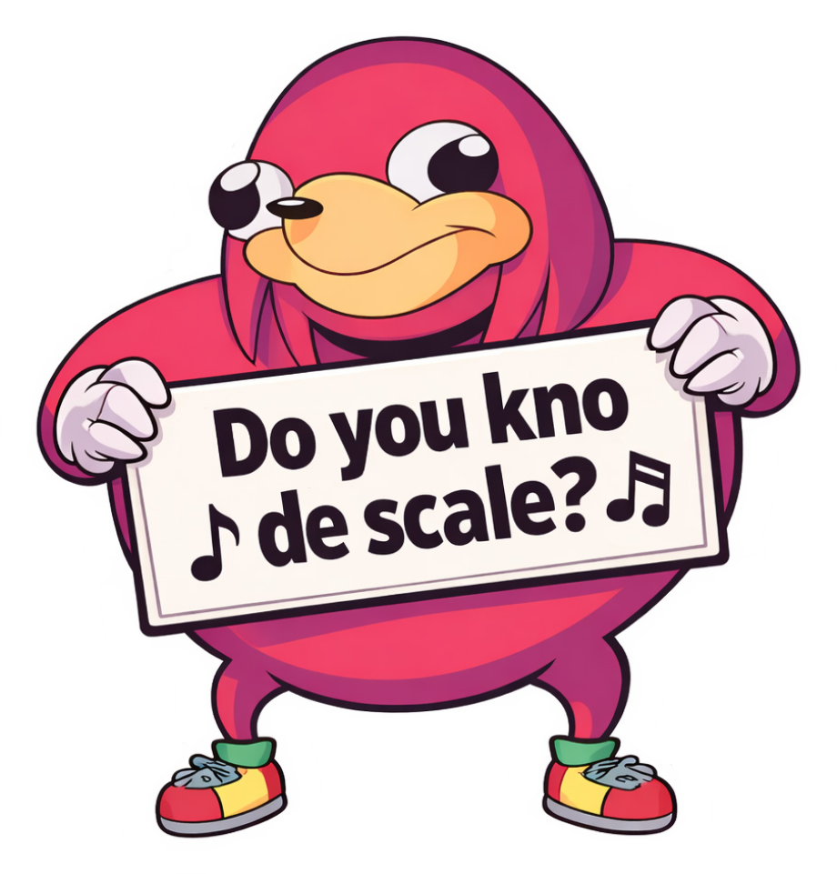 003 - "Do You Kno De Scale" Ugandan Knuckles Vinyl Sticker